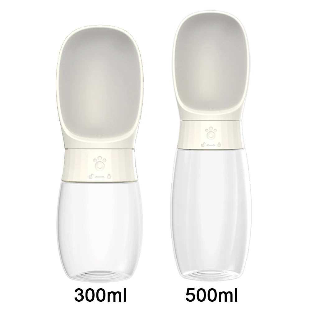 300ML Or 500ML Portable Water Bottle for Small To Medium Dogs.