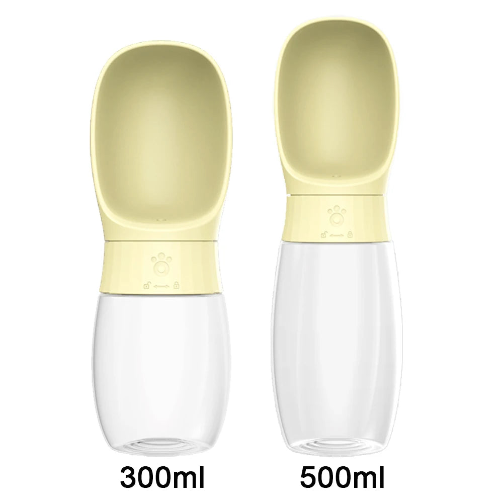 300ML Or 500ML Portable Water Bottle for Small To Medium Dogs.