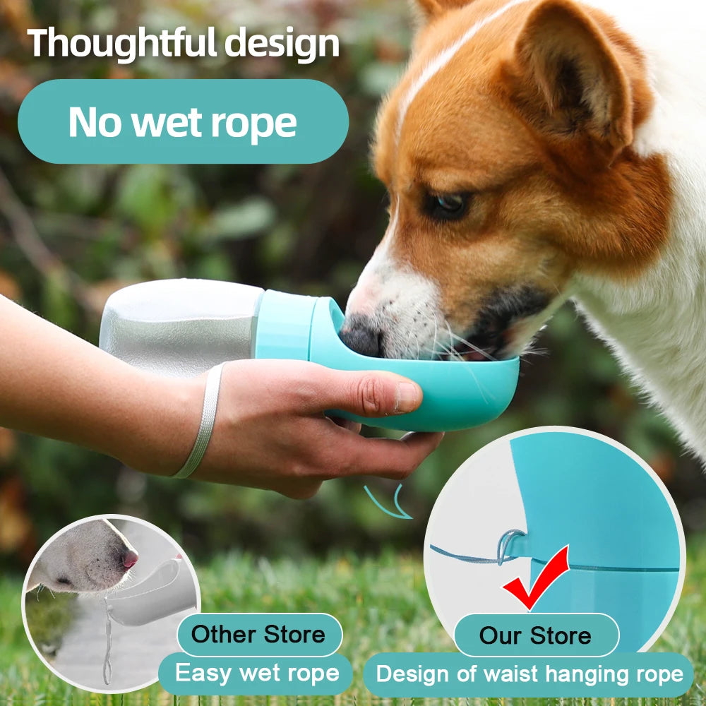 300ML Or 500ML Portable Water Bottle for Small To Medium Dogs.