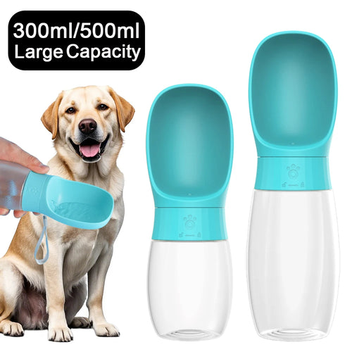 300ML Or 500ML Portable Water Bottle for Small To Medium Dogs.
